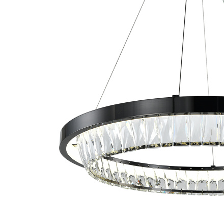 Подвесная люстра Indigo Riva 12045/1P Black V000103L