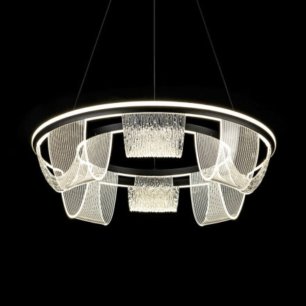 Подвесная люстра LED4U L7706-630 BK