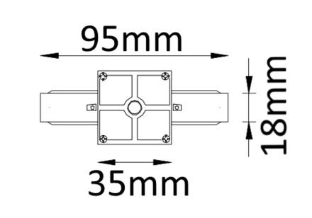 Соединитель линейный (однофазный) Crystal Lux CLT 0.211 CLT 0.211 01 WH