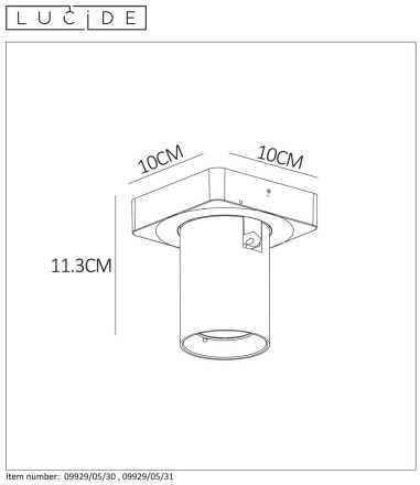 Спот Lucide NIGEL 09929/05/31