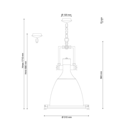 Подвесная люстра Newport 10129+37/C М0062140
