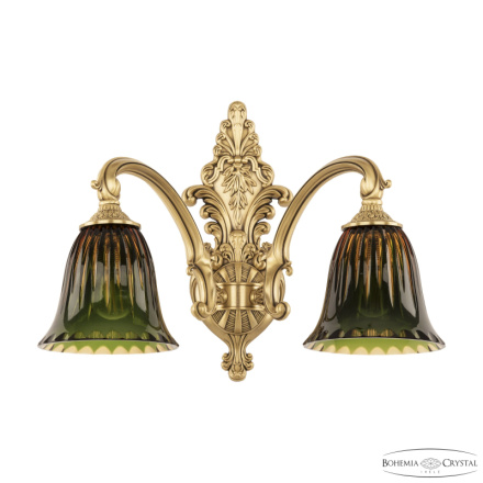 Бра Bohemia Ivele Crystal Verona 7209B15/2/175 FP P2 D Amber-Green/H-1K