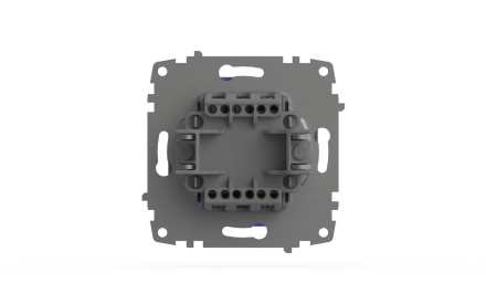 Выключатель двухклавишный с подсветкой ELBI Zena Vega 609-011000-203