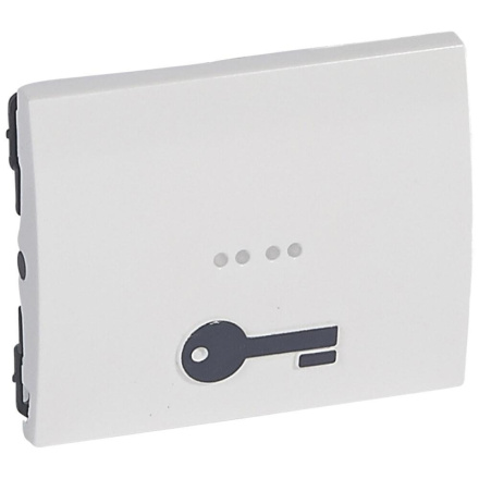 Лицевая панель Legrand Galea Life переключателя на 2 направления с подсветкой Ключ белая 771011