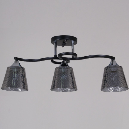 Потолочный светильник Reluce 06089-0.3-03 BK+CR