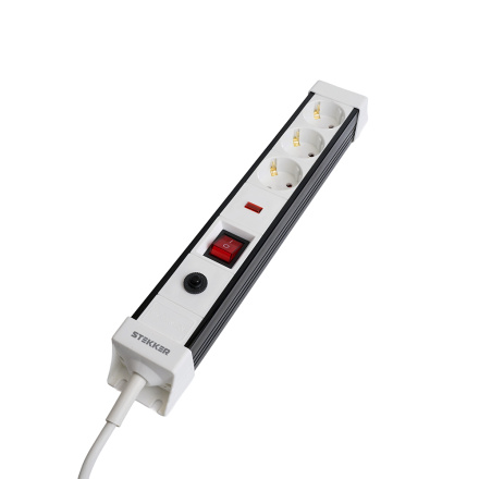 Сетевой фильтр 3-местный с/з Stekker Techno HM22-31-05 50146