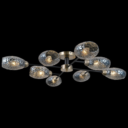 Люстра на штанге Illumico IL0285-8CSQ-79 BK AB