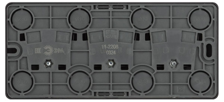 Розетка тройная с заземлением Эра 11-2208-05 Б0063007