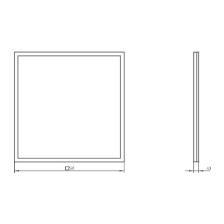 Светодиодная панель Эра SPO-910-9-65K-038 Б0058109
