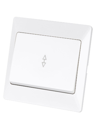 Выключатель одноклавишный на 2 направления Ильмень TDM Electric SQ1823-0005