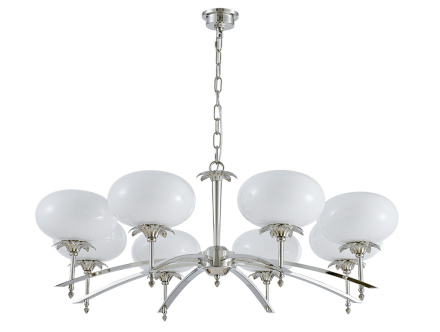 Подвесная люстра Newport Domenica 4658/C nickel М0070847