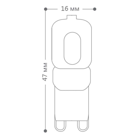Лампа светодиодная Feron G9 5W 4000K Прямосторонняя Матовая LB-430 25637