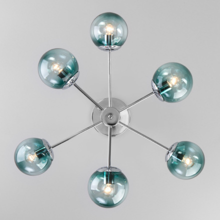 Люстра на штанге Eurosvet 30166/6 хром