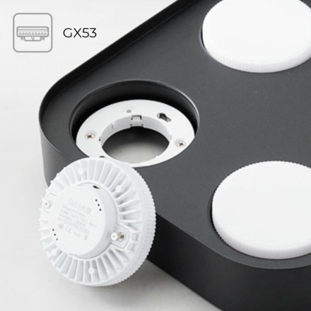 Накладной светильник IMEX Simple IL.0005.2600-4-BK