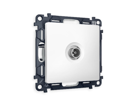 Комплект механизма TV розетки проходной 5-1000 MHz 4dB Ambrella Volt Alfa MA133030