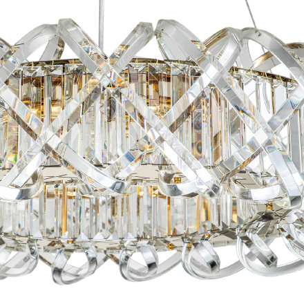 Подвесная люстра Indigo Braccia 12007/12PL Gold V000400