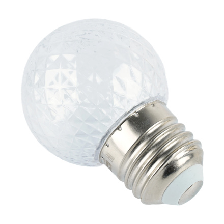 Лампа светодиодная Feron LB-385 шар прозрачный E27 1W 230V 6400K 52176
