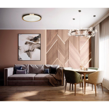 Потолочный светильник Sonex Favemo black 7667/EL