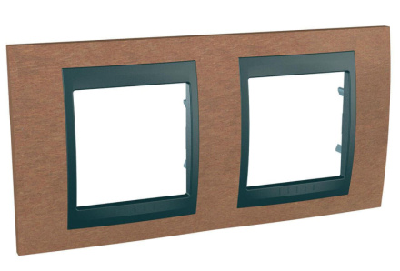 Рамка 2-постовая Schneider Electric Unica Top MGU66.004.2M2