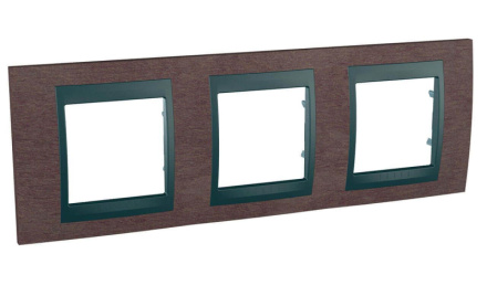 Рамка 3-постовая Schneider Electric Unica Top MGU66.006.2M4