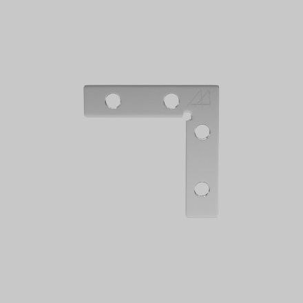 Комплект угловых плоских соединителейдля демпферного шинопровода (4 шт.) Maytoni Exility TRA034D-CL-42S