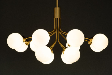 Люстра на штанге Milosh Tendence Lola 0856CL-12CO