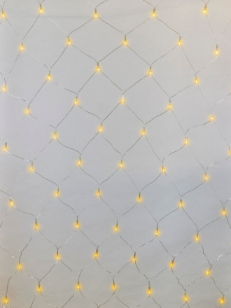 Светодиодная гирлянда (07939) Uniel сетка 220V желтый ULD-N2520-240/DTA YELLOW IP20