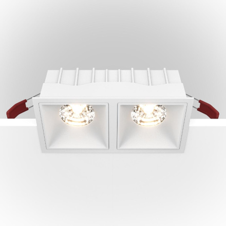 Встраиваемый светильник Maytoni Technical Alfa LED DL043-02-15W3K-SQ-W