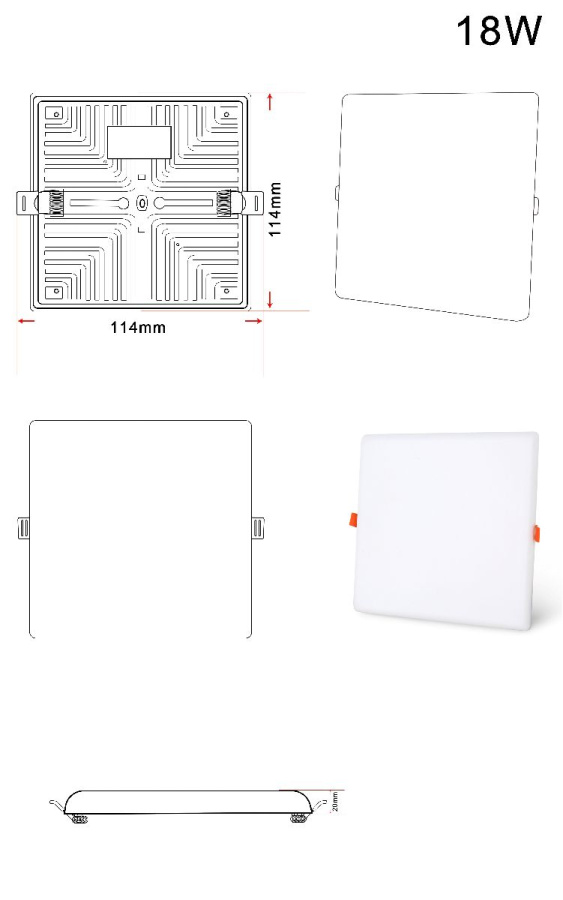 Встраиваемый светильник Zortes Cloud ZRS.57794.18