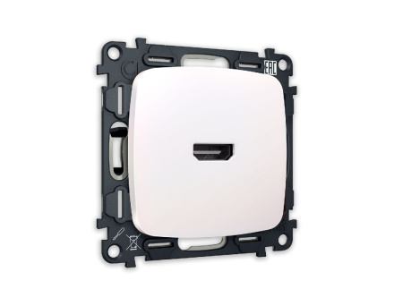 Комплект механизма розетки HDMI 2.0 40V/500mA 2.0GHz 5-18Gbit/s Ambrella Volt Omega MO214010