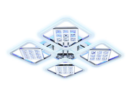 Потолочная светодиодная люстра Ambrella Light Acrylica Ice FA288