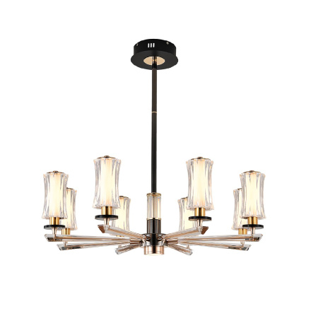 Люстра на штанге Indigo Grandioso 13038/8R Black V000186L