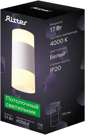 Накладной светильник Ritter Kassel 52065 8