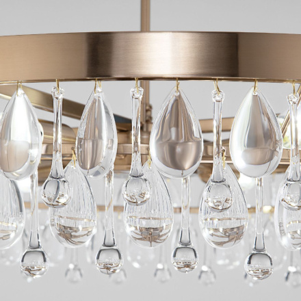 Подвесная люстра Eurosvet Sophie 60165/6 латунь a065754