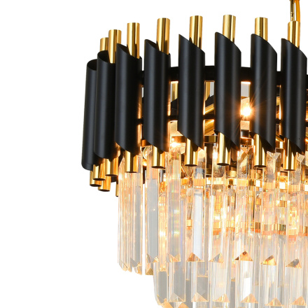 Подвесная люстра Natali Kovaltseva DARIAN 76017/8C GOLD BLACK
