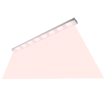 Светильники для растений Спектр с дальним красным для фотосинтеза Uniel ULT-P73B-100W/SPLX/L105/K IP54 WHITE WINTERGARDEN LINKABLE UL-00013095