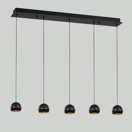 Подвесная люстра DeLight Collection MD21001034-5B black/gold