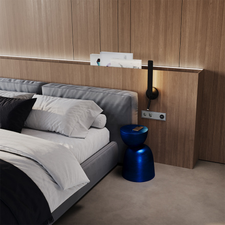 Рамка на 4 поста Voltum S70 VLS110405 (сталь, стекло)