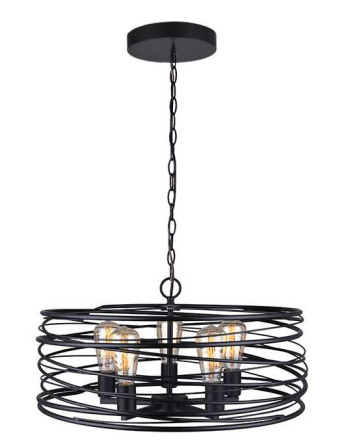 Подвесная люстра Toplight Carol TL1187H-05BK