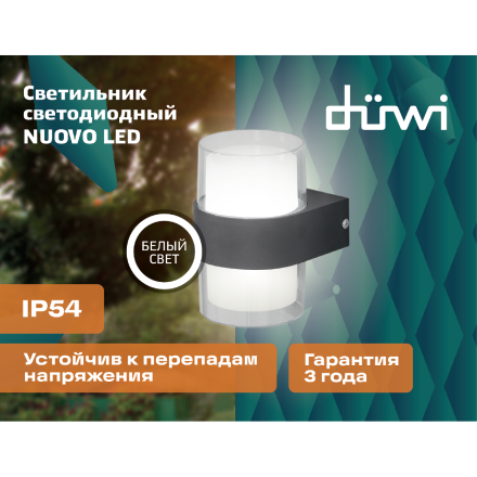 Уличный настенный светильник Duwi Nuovo LED 24779 5