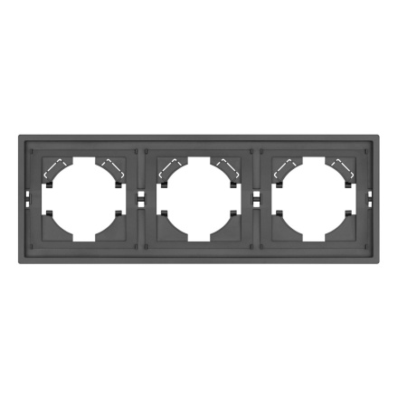 Рамка пластиковая на 3 поста Arlight FRM-TENDO-SFPL-3-GR 054652