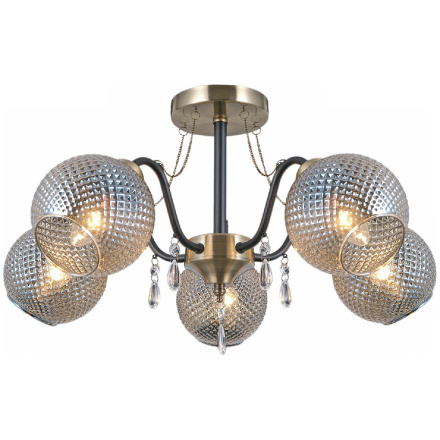 Люстра на штанге Illumico IL0432-5CSQ-29 AB BK