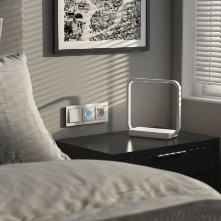 Выключатель одноклавишный проходной с подсветкой Werkel 4690389191817 W1112161 a062400