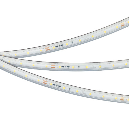 Светодиодная герметичная лента Arlight IC-PS-A60-10mm 24V Warm3000 (4.8 W/m, IP67, 2835, 10m) 050656