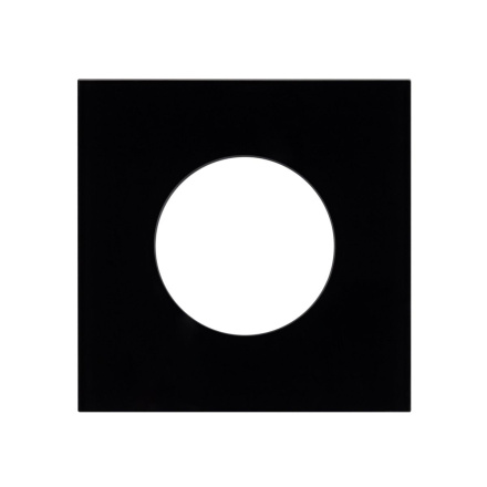 Рамка стеклянная на 1 пост Arlight FRM-GLARE-GC-1-BK 043833