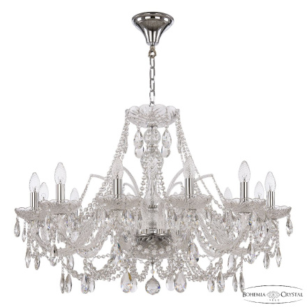 Подвесная люстра Bohemia Ivele Crystal 105/12/300 Ni