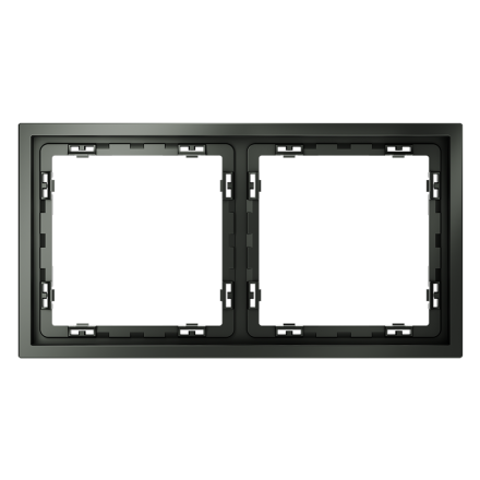 Рамка на 2 поста Voltum S70 VLS100206 (титан)