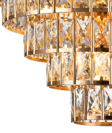 Подвесная люстра Natali Kovaltseva AMANDA 81428/8C GOLD