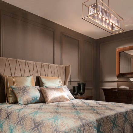 Подвесная люстра Eurosvet Vegas 299/6 шампань Strotkis