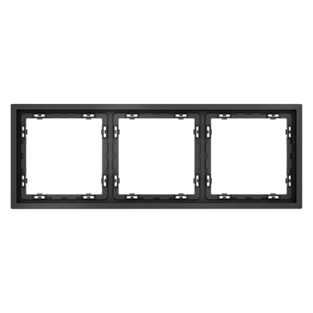 Рамка на 3 поста Voltum S70 VLS100307 (графит)